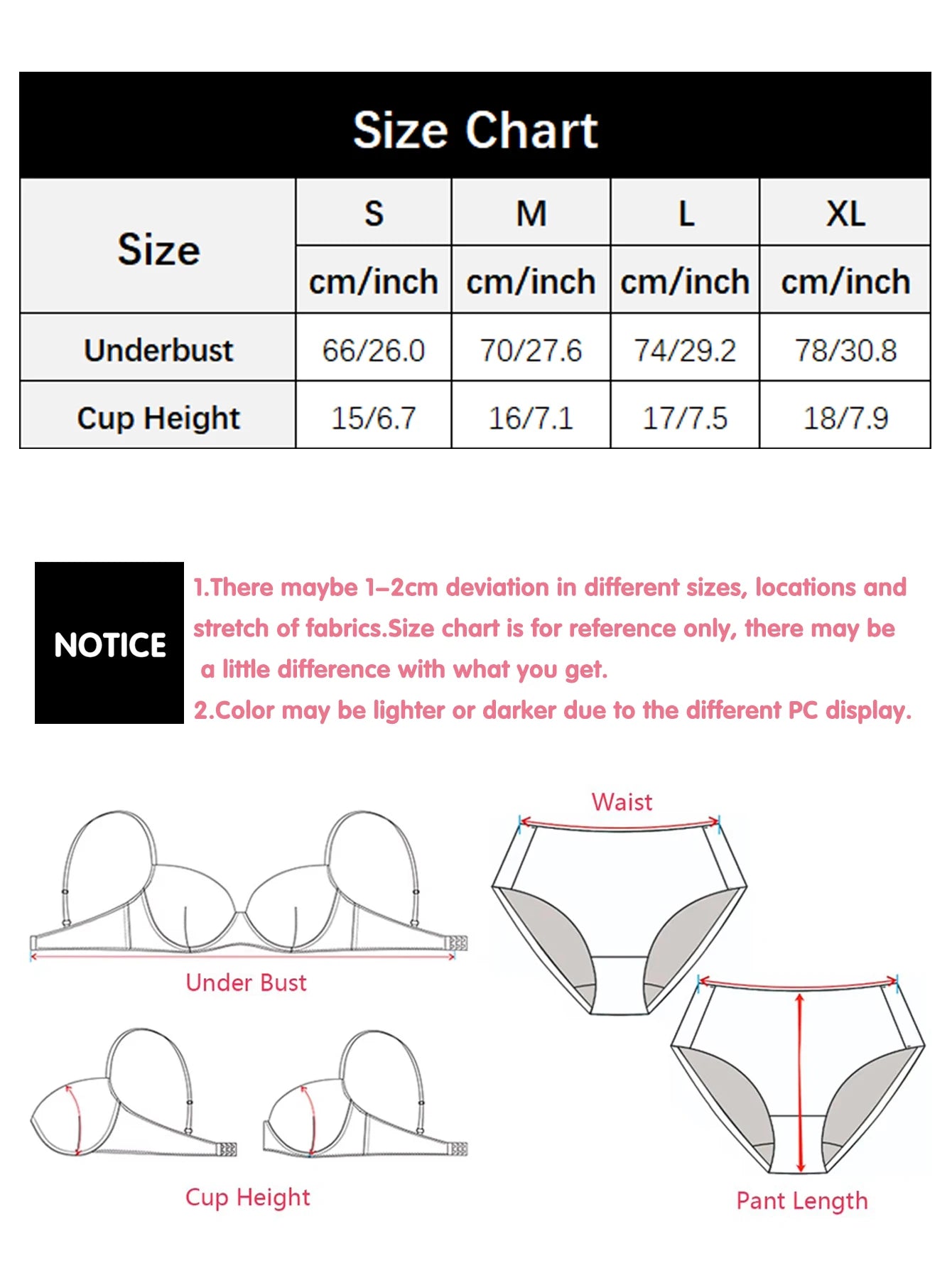 Women Ribbed Push Up Bra with Letter Print Adjustable Straps Underwire Comfort Bras Breathable Padded Cup Intimates Lingerie