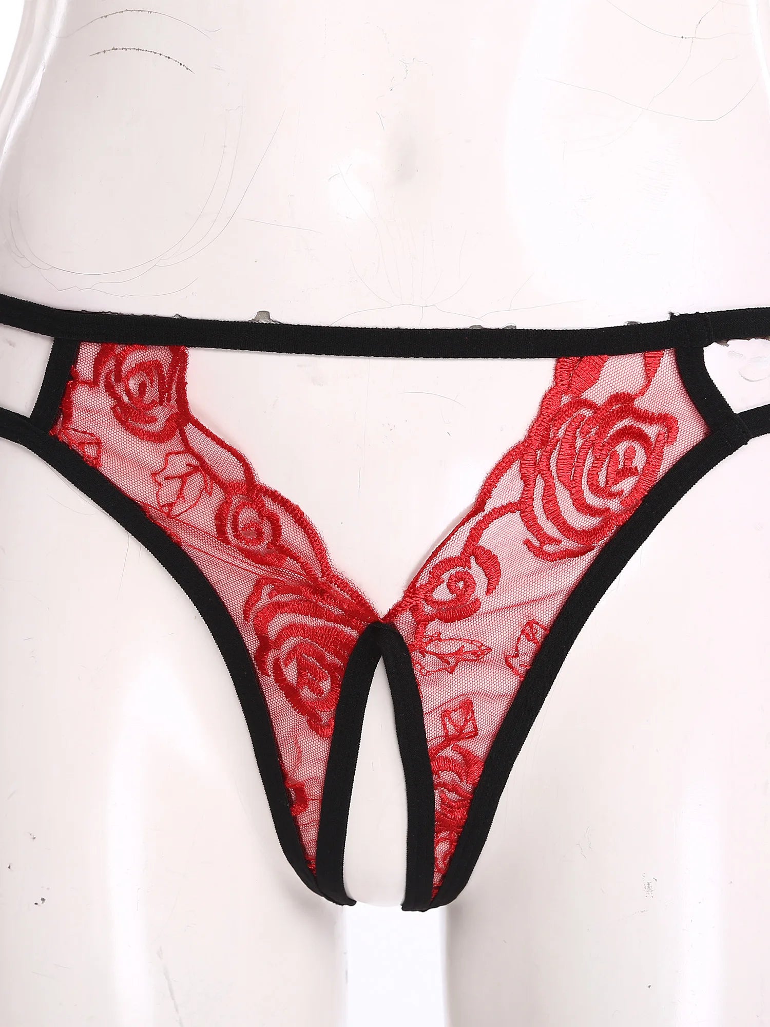 Womens Lingerie Bare Exposed Open Nipples Bra Underwear Set Floral Lace Brassiere 1/4 Cup Underwire Push-up Bralette Balconette