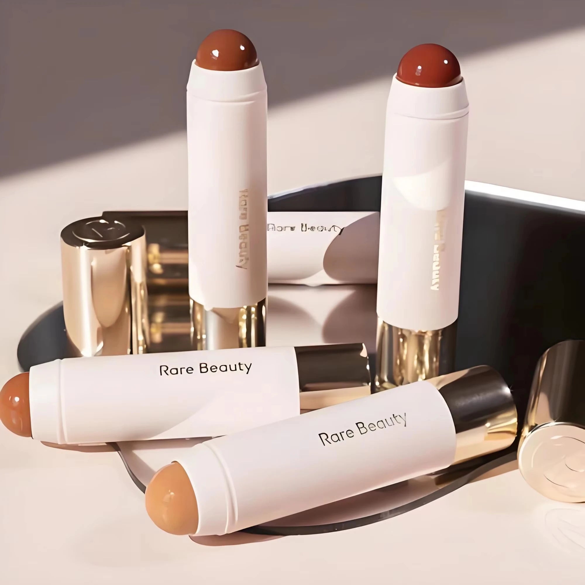 Rare Beauty Happy Sol Always Sunny Bronze contour stick Smooth Natural Smudge-proof Long-lasting Lip Gloss Plumping Maquillaje