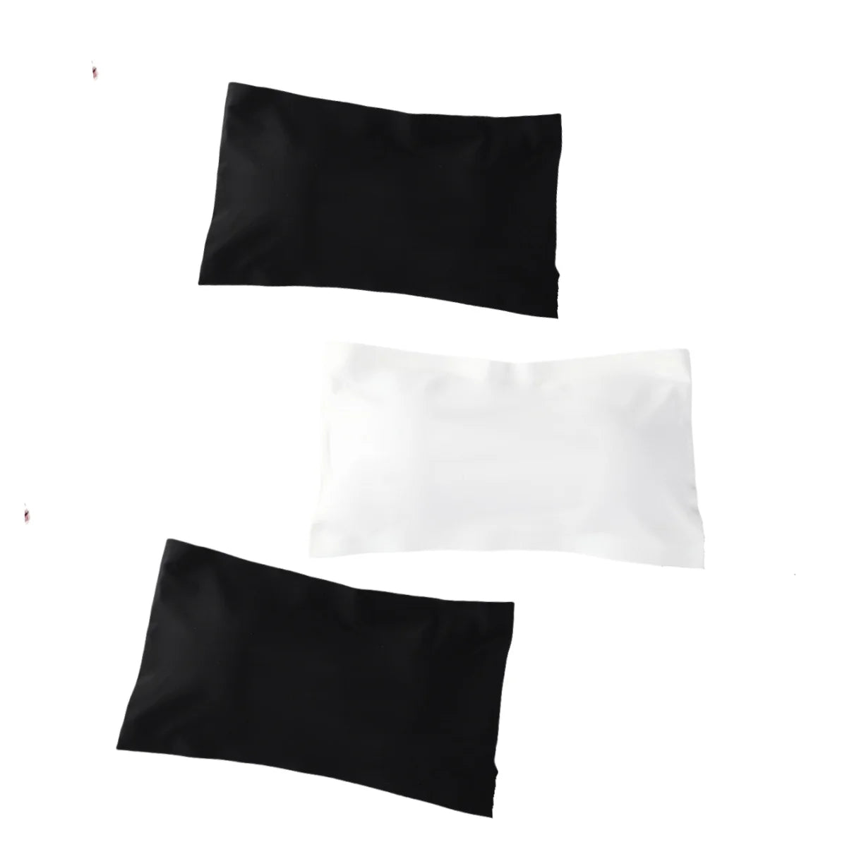 3Pcs/Set Strapless Bra Ice Silk Tube Tops Women Seamless Underwear Invisible Wrapped Chest Female Backless Bra Intimates
