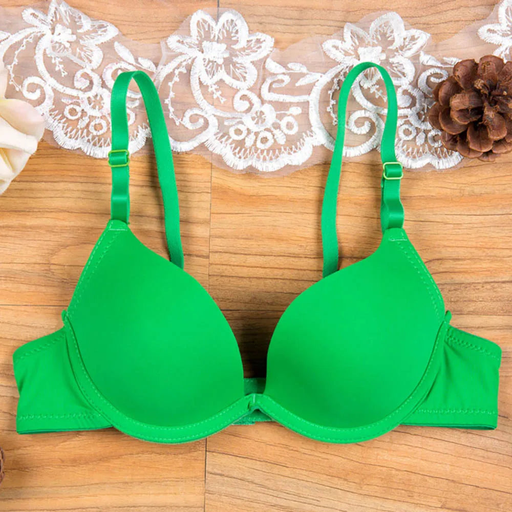 Bras For Womens Lingerie Push Up Bra Underwire Light Padded Teenagers sBrassiere Top Girl Small Cup AA A B
