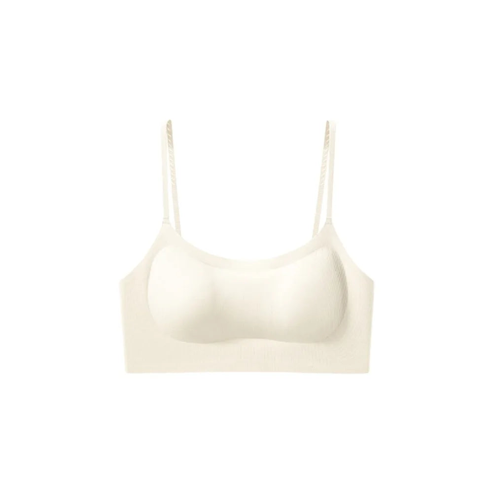 Traceless Wireless Bra Shockproof U-shaped Beautiful Back Seamless Bras Gathered Breasts Lingerie Brassiere for Women Yoga