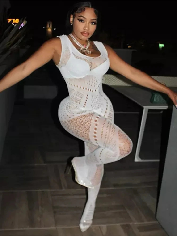 Lingerie Bodysuit White Sexy Open Crotch Bodystocking Erotic Fishnets Body Stocking Underwear Outfits Woman Jumpersuits Costumes