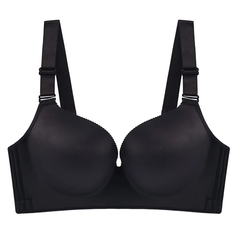 Sexy Smooth Seamless Intimate CDEF Women's Ultra-thin Full Coverage Large Chest Gather Solid Anti Sagging Bra Female Underwear