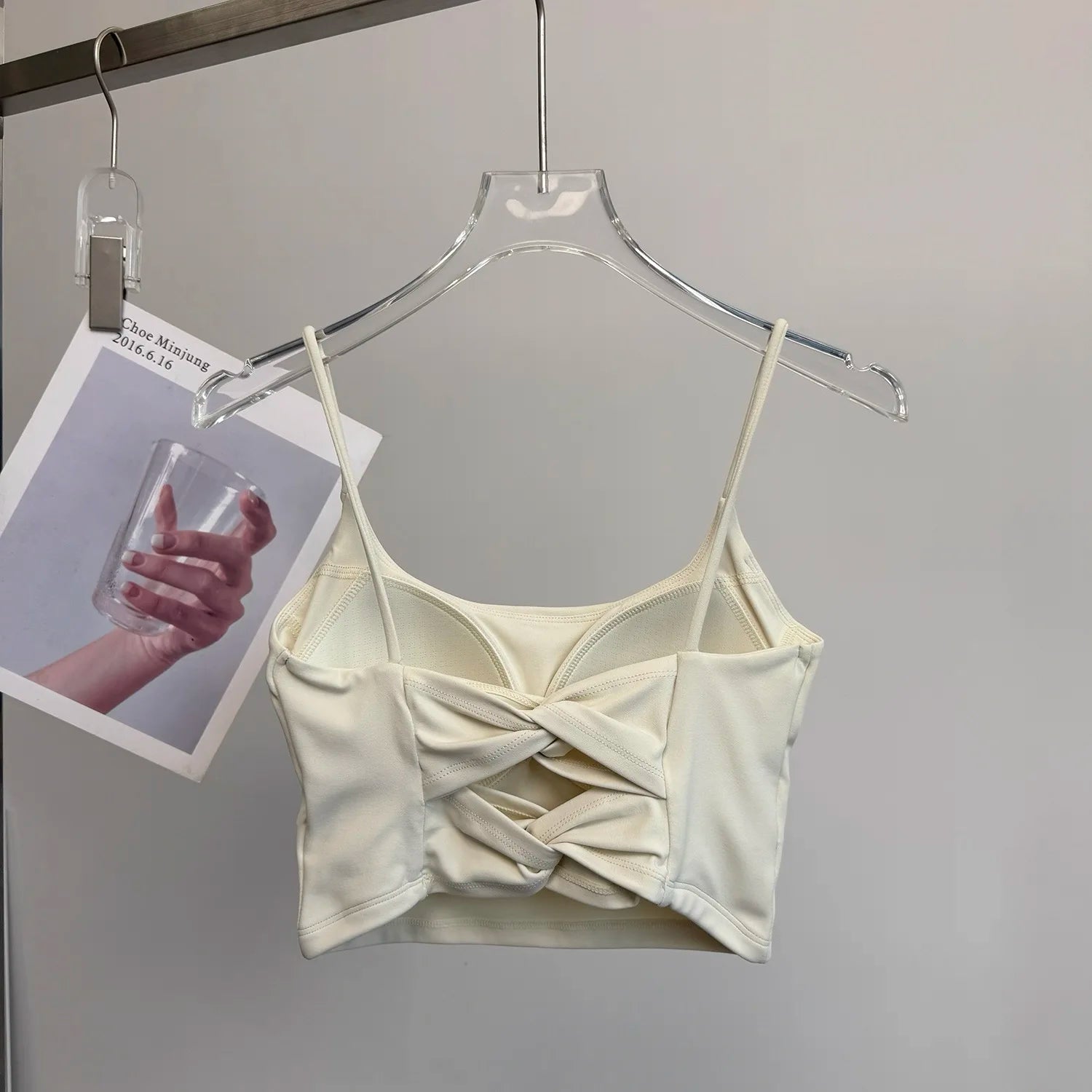 Sports Bra, Women's Summer Beauty Back Integrated Yoga Suit, Vest, Suspender, Pilates Training, Fitness Bra