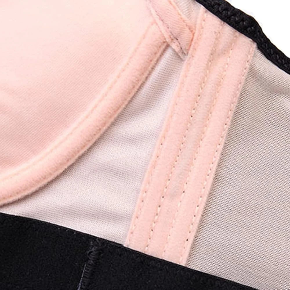 Ladies' Super Push-Up Bras with Lace-Up Steel Ring Comfortable Soft Cushion and Enhanced Support