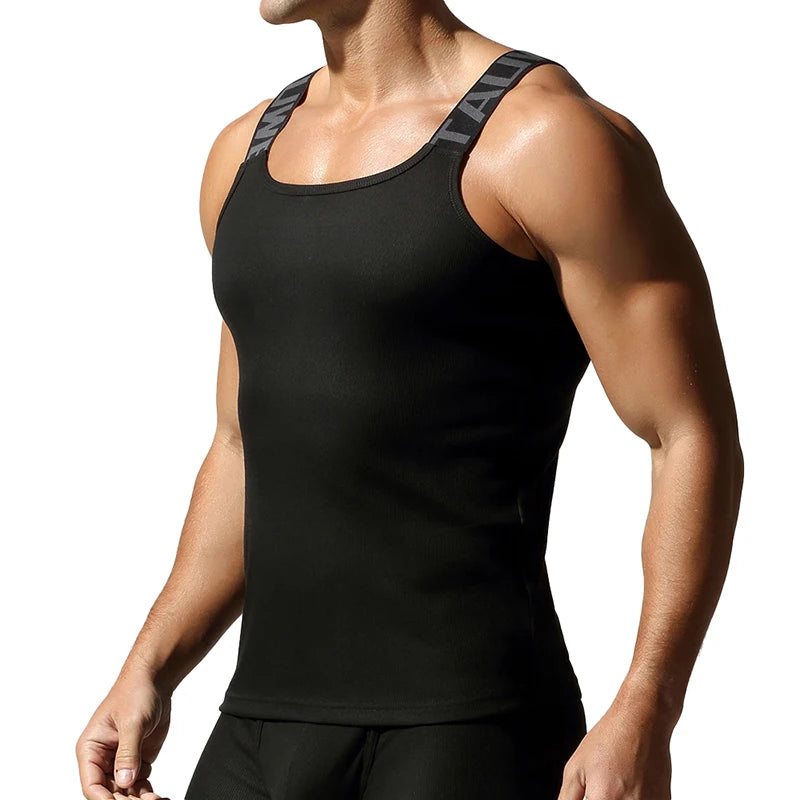New men's shapewear, waist cinching top, abdominal shaping solid color vest, sweatshirt, shaping tight and high elasticity
