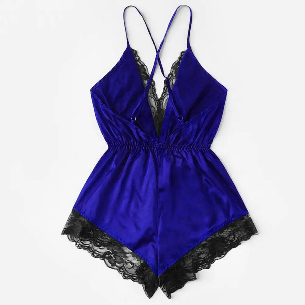 Sexy Lingerie Sleepwear Sling Silky Comfortable Nightwear Womens Silk Satin Sleeveless Robe Kimono Robe Short Bathrobe Pajamas