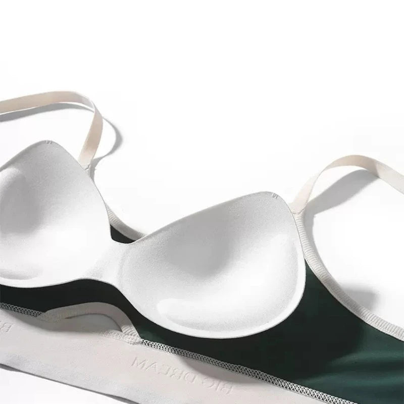 Sports Bra For Women With Small Breasts, Push-up Bra For Beautiful Back, Showing Large Breasts, Shock-proof Bra Without Rims