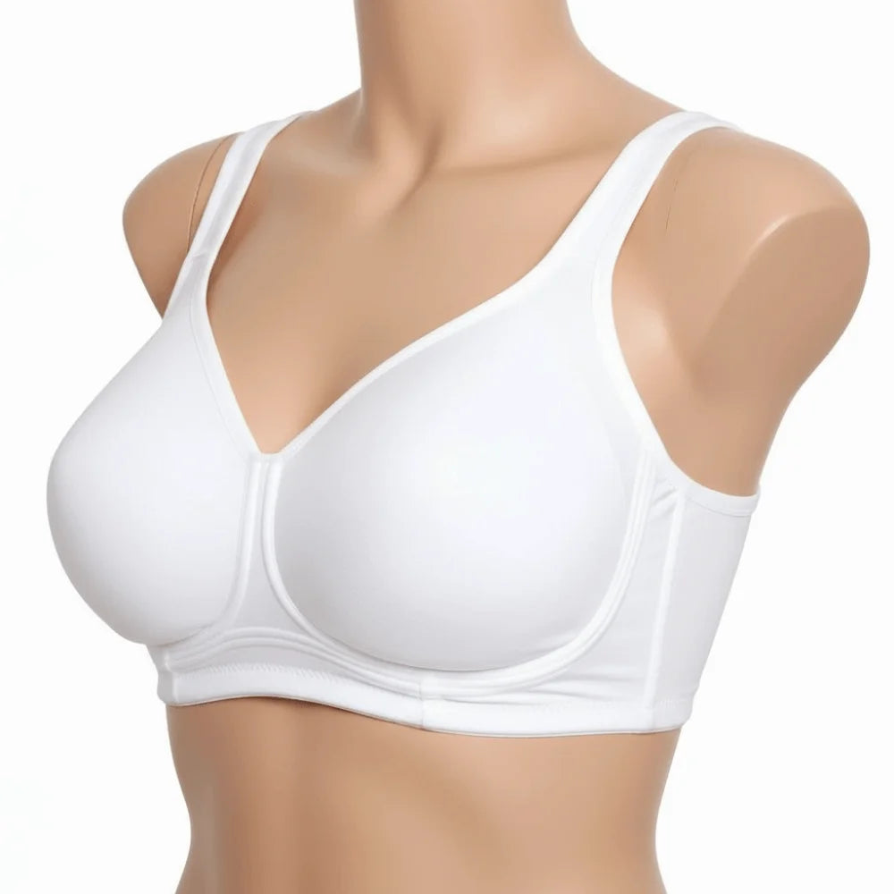 Breathable Adjustable Wireless Bra Tank Top Style Push-Up Seamless Bra Anti-Sagging Plus Size Deep V Bra Women