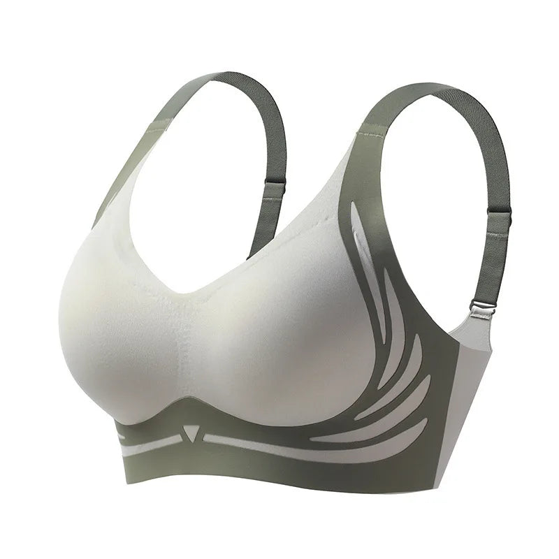 [Strong Support/Push Up] Lifting Anti-Sagging Wireless Push-up Bra Armpit Fat Control/Anti-Slipping/U Shaped Back/Soft