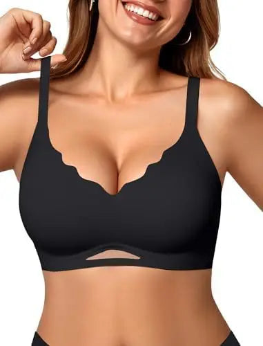 Women’s Wireless Bras Push Up Bralettes No Und Full Cup Thin Mold Comfortable and Breathable Seamless Bra Everyday Comfort Bra