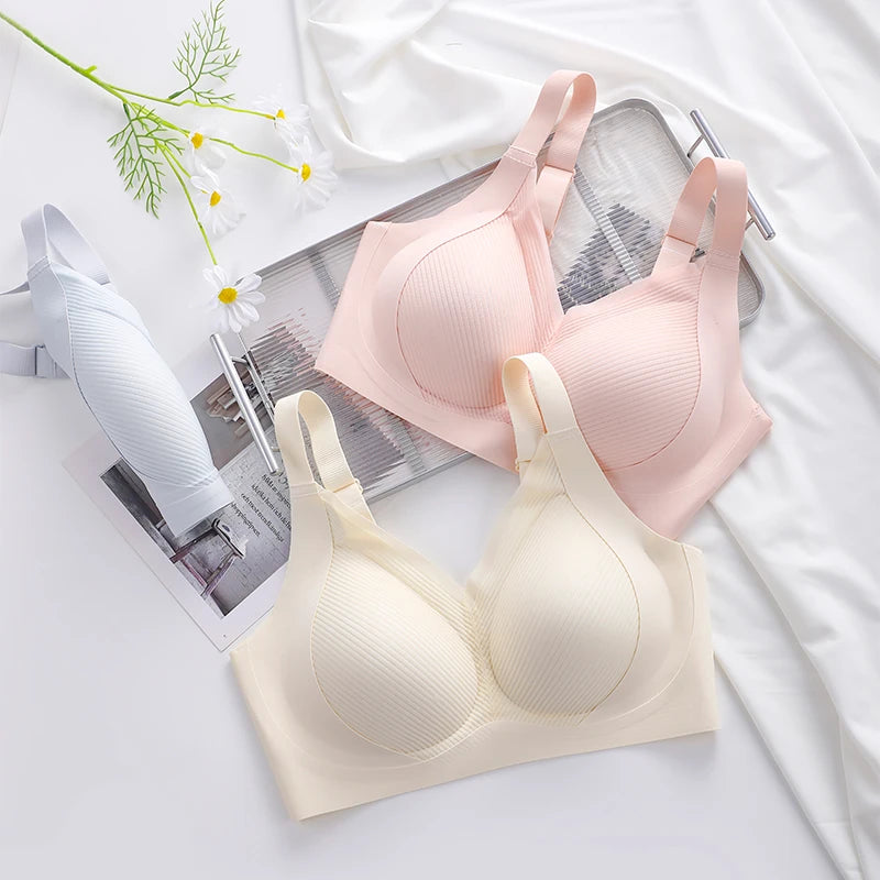Push-up Bras High Quality Women's Bras Unwired Bra for Woman Sexy Lingerie Sporty Woman Top Plus Size Bra Sports Seamless Ladies