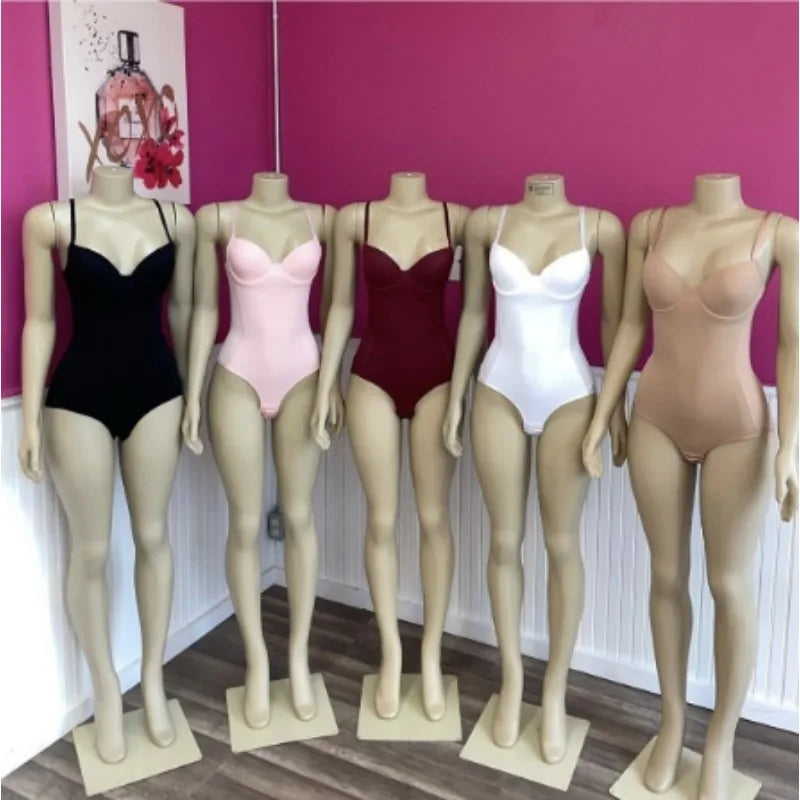 Underwire White Bodysuit Women Shapers Stretch Solid Color Silky Underwear Shapewear Good Quality Shape Corset Teddies
