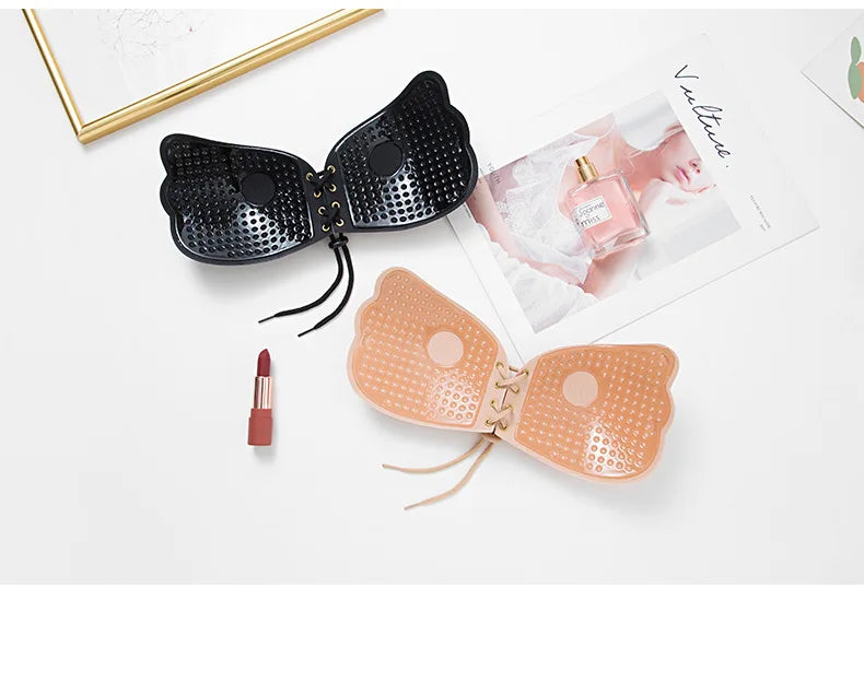 Invisible Strapless Adhesive Stick Bra Strapless Push Up Bras Women Sexy Backless Lingerie Seamless Silicone Bralette Underwear