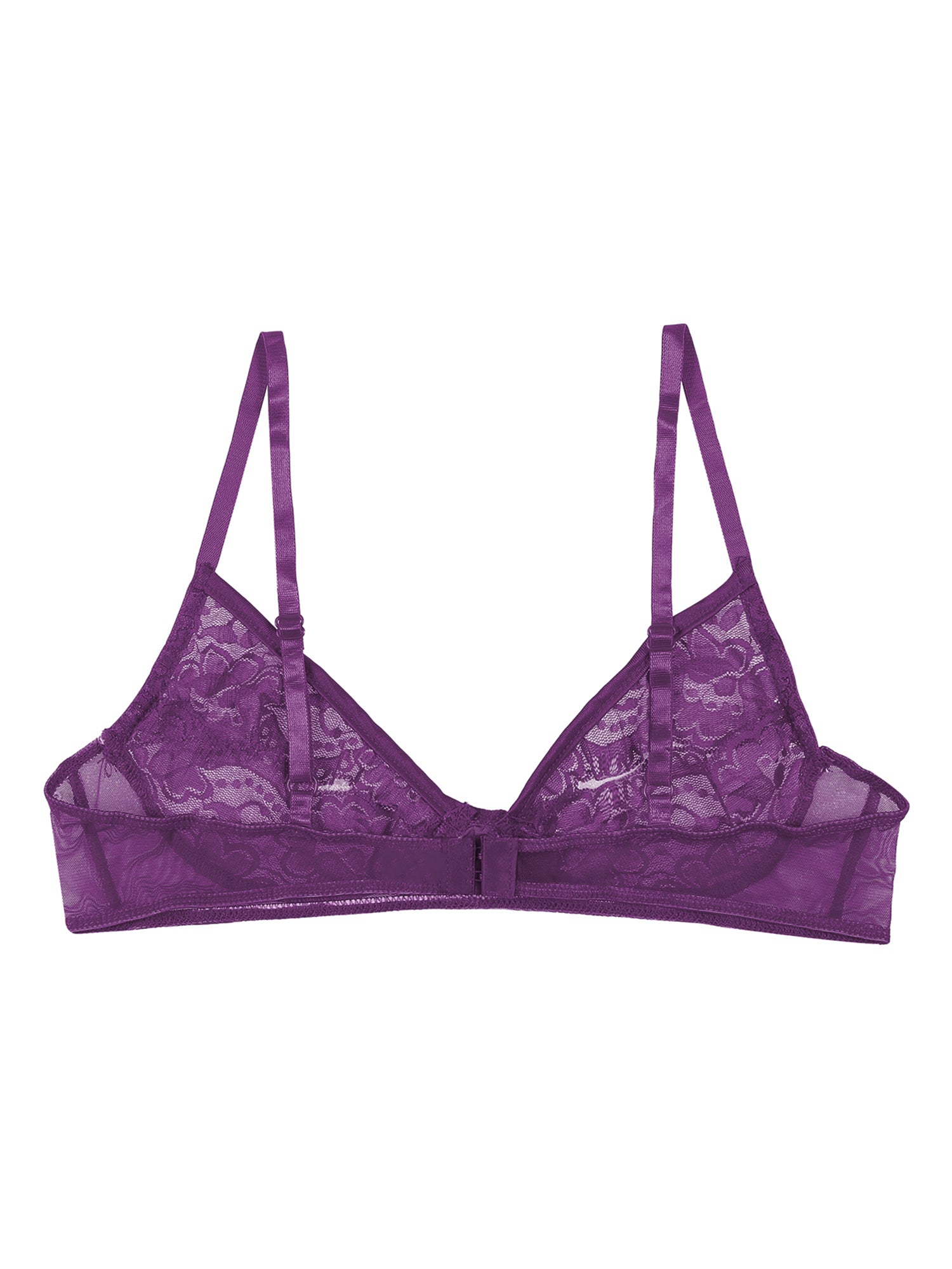 Women Nipple Exposed Bra Sexy Open Cup Lace Lingerie Exotic Brassiere Nightclub See-through Bralette Wire-free Unlined Bra Top