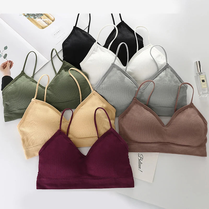 Women Sports Bras Fast Dry Elastic Padded Gym Running Skeep Bra Solid Color Fitness Yoga Sport Breathable Tops
