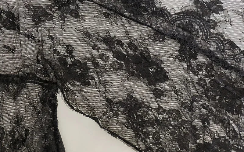 Lace Sleepwear Dress Robe Kimono Women Sexy Lingerie Transparent V-Neck Nightwear Babydoll Erotic Robe G-string Costume