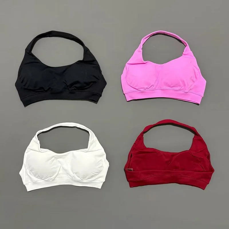 Sports Bra Seamless Sexy Padded Athletic Sport Bras Women Backless Workout Gym Anti-Shock Yoga Crop Top Fitness Bra