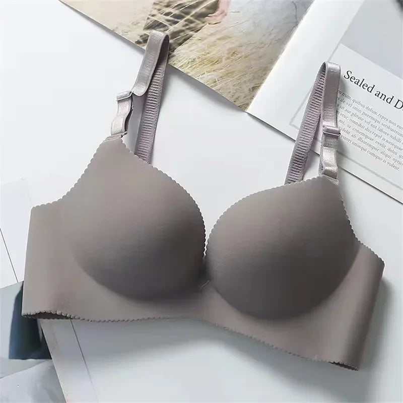 Wireless Seamless Bras for Women Push Up Bralette No Underwire, Ultra Soft Comfort Bra with Breathable Padding Sexy Everyday Li