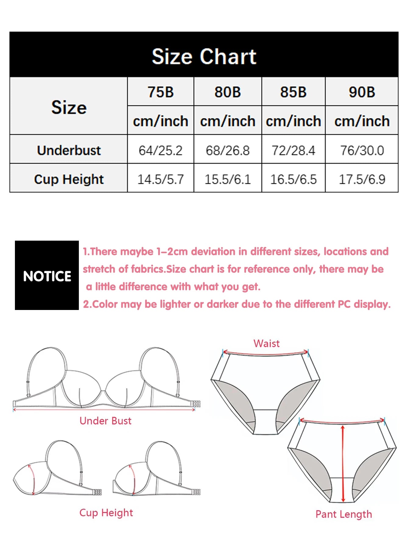 Black Lace Bra For Women Front Closure Padded Underwire Bras Sexy Unlined Demi Cup Push Up Lingerie Comfort Fit Daily Wear