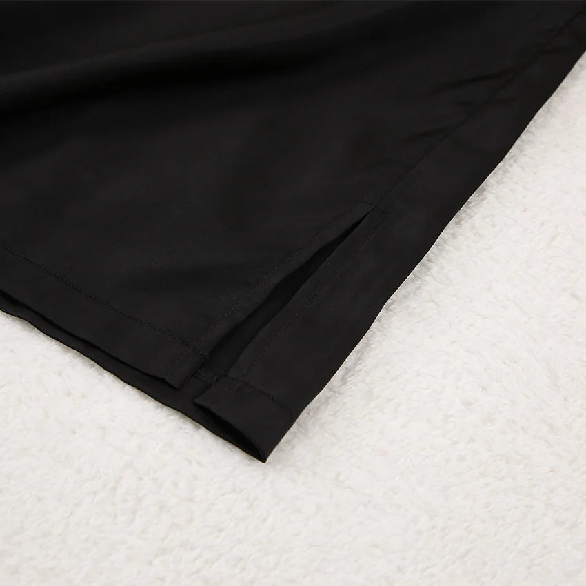 Two Pieces Women Pajama Sets Single Breasted Blouses Lounge Full Sleeve Spliced Straight Pants Casual Solid Lady Sleepwear