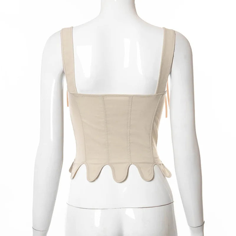 Elegant Lolita Corset Evening Party Retro Bustier Top Women Lingerie Sexy Slimming Bandage Underbust Corsets Streetwear Clothing