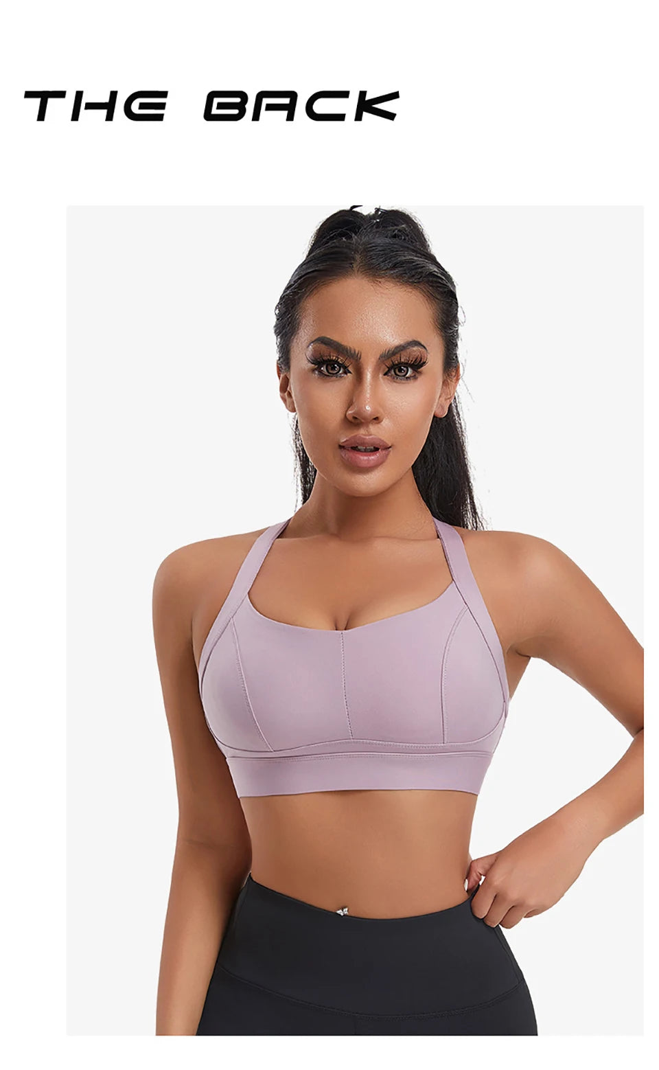Women High Impact Sports Bra Criss Cross Back Padded Bra Workout Fitness Sports Yoga Bras Shockproof Sport Crop Top Vest
