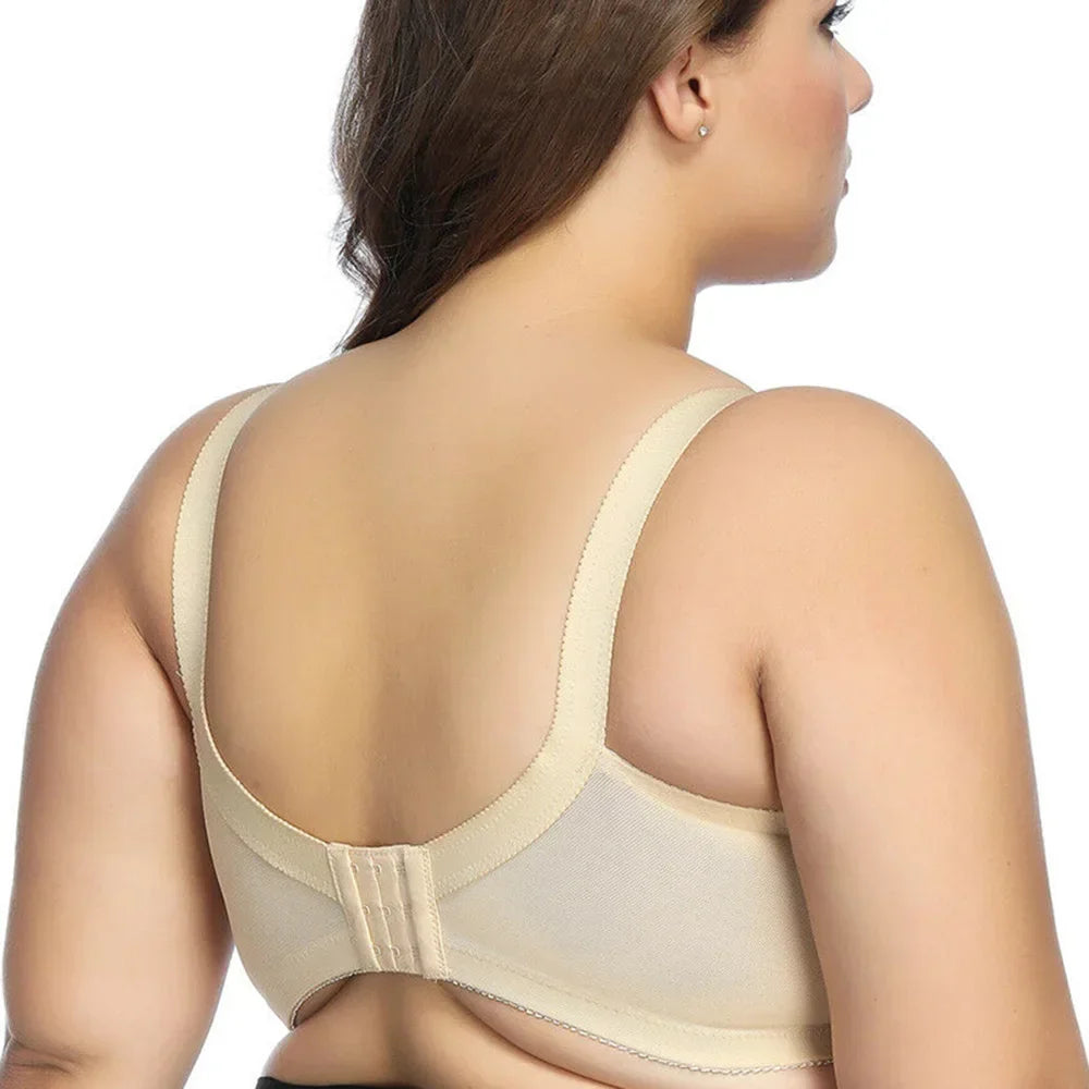 Women's Plus Size Bra Floral Lace Full Coverage Sexy No Steel Ring Bra Wrap Chest Sleeping Underwear Seamless Bras For Woman