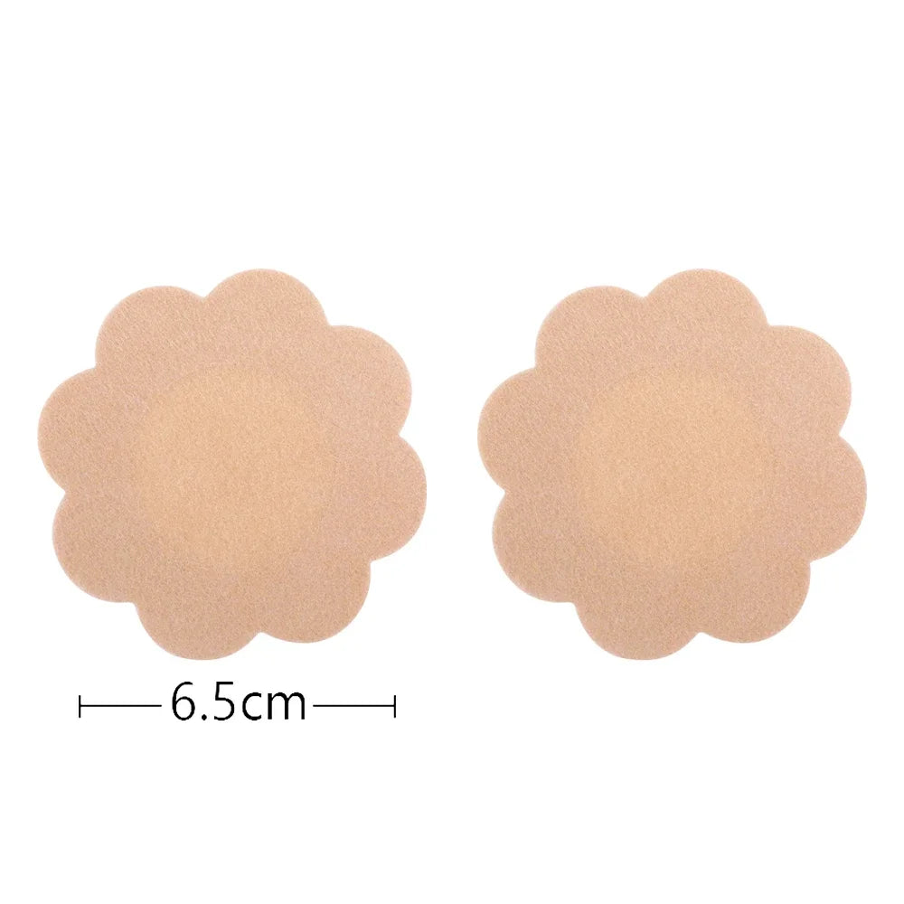 1pair Silicone Nipple Cover Lift Up Bra Sticker Adhesive Invisible Bra Breast Pasty Women Chest Petals Reusable Strapless Bras