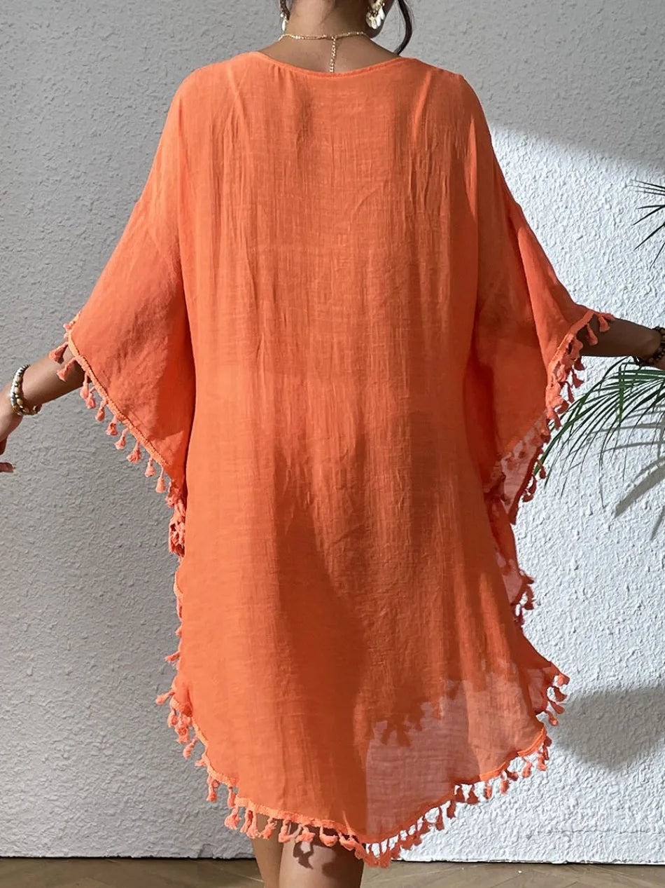 Women's Sexy Swimsuit Cover Up Dress Summer Bathing Suit Beachwear Shirt Cover-ups for Women