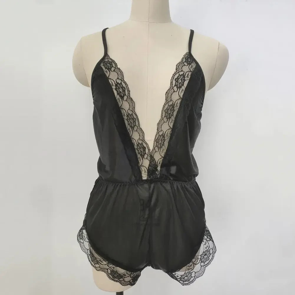 Sexy Lingerie Sleepwear Sling Silky Comfortable Nightwear Womens Silk Satin Sleeveless Robe Kimono Robe Short Bathrobe Pajamas