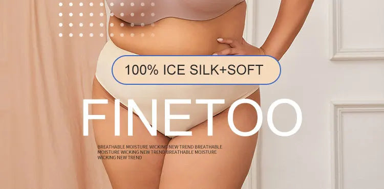 FINETOO Sexy Women Plus Size Underwire Full Coverage Unlined Seamless Bra Wide Straps Wireless Bras for Women Push Up Brassiere