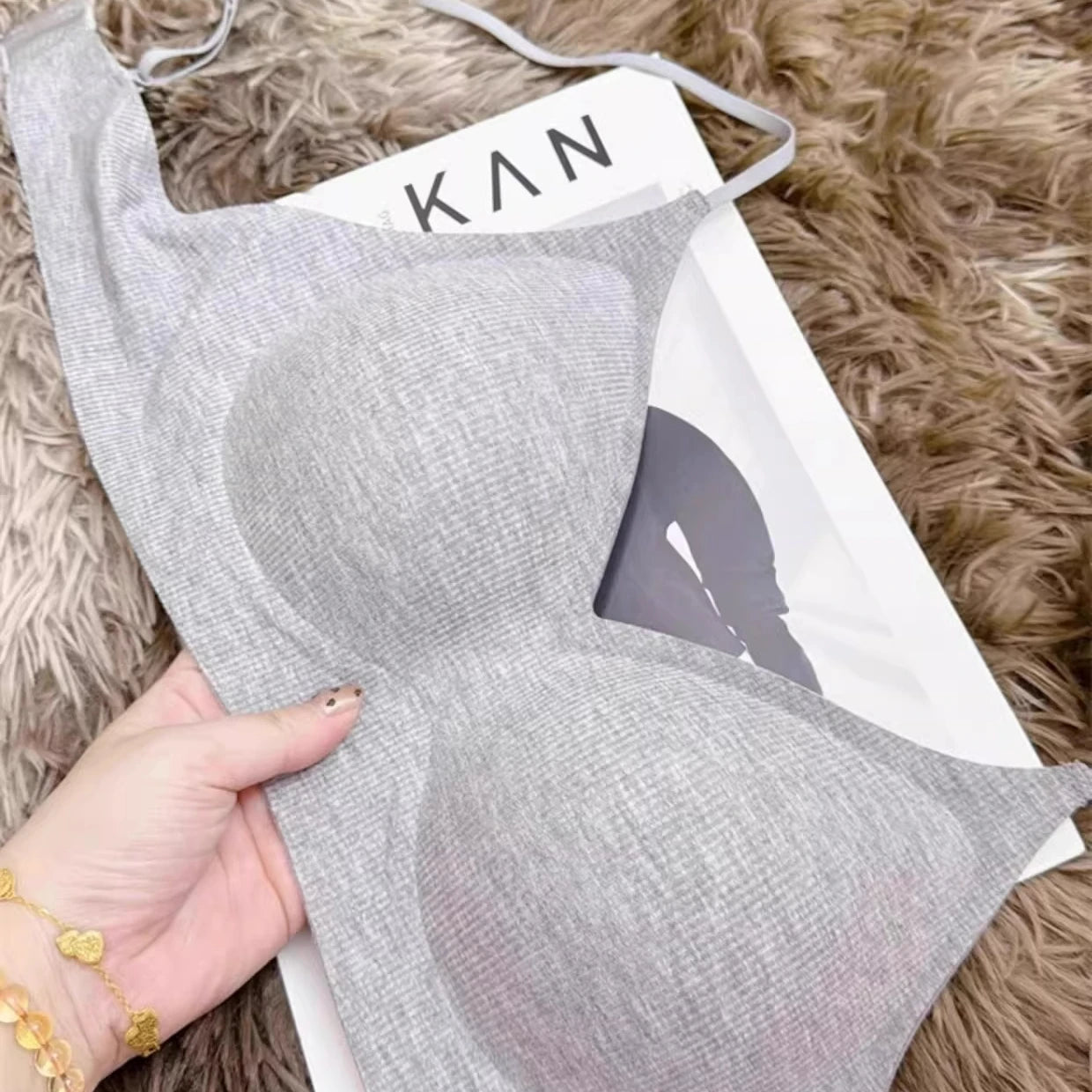 Bras for Small Bust Women Thin Strap Wireless Push Up Padded Bralette Stick On Silicone Adhesive Bra Petite Backless