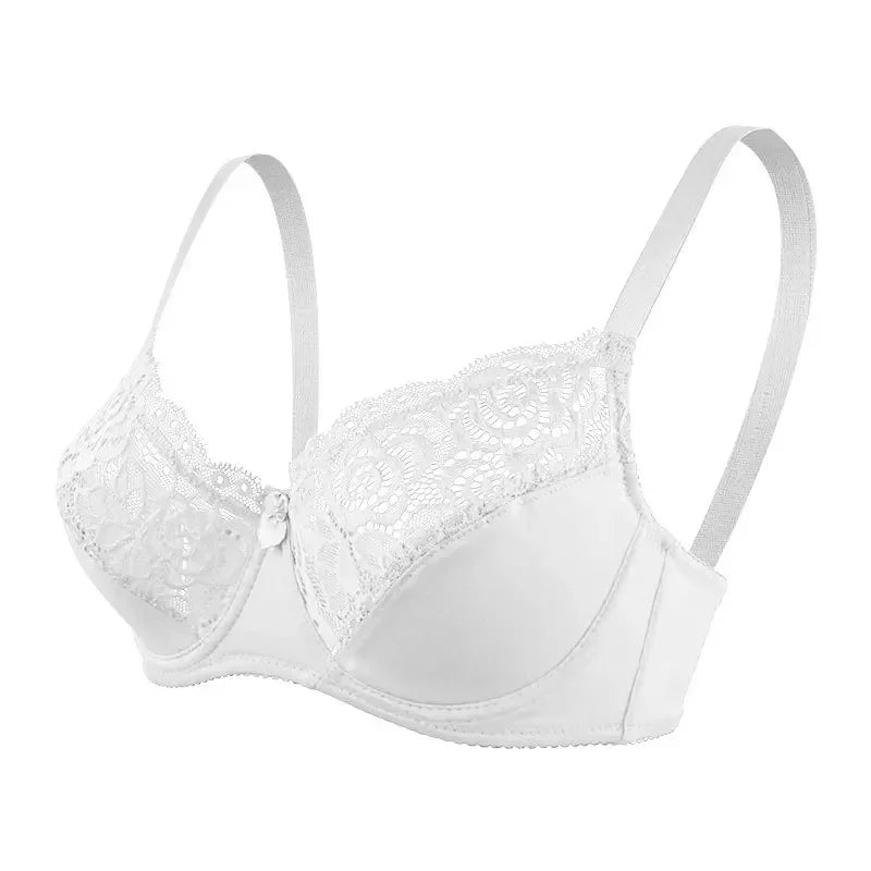 Lace Women's Bra Summer Breathable Sexy Bra Adjustable Lingerie with Underwire Comfort Bras Lingeries for Woman 75C-95D