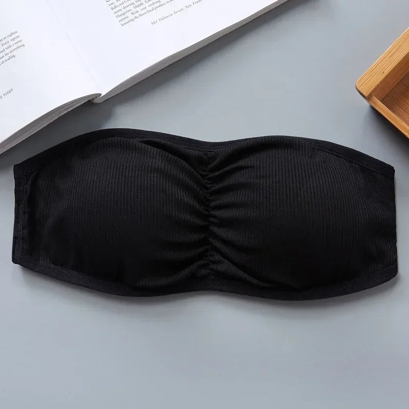 Women Sexy Strapless Bra Invisible Push Up Bras Underwear Seamless Solid Color Without Straps Bralette Lingerie Bras Bra Female