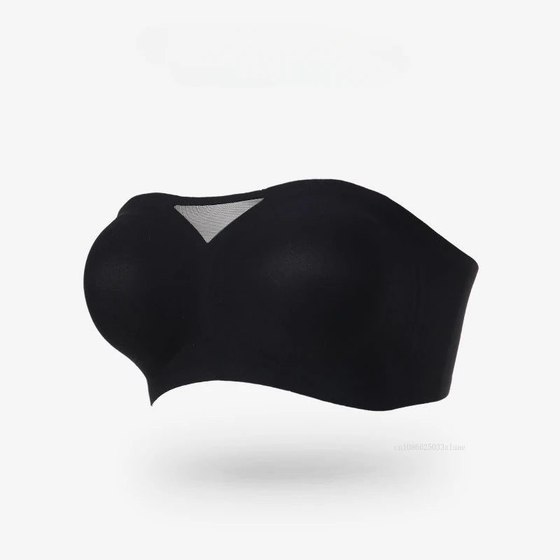 Non-slip Strapless Underwear Bra Seamless Sport Bras Women Soft Thin Push Up Underwear Lingerie Sleep Top Invisible Lingerie
