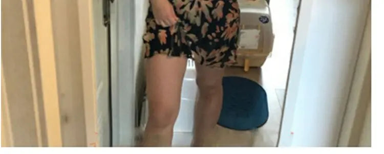 Naturaleye Sexy Backless Elastic Printed  Skirt Dress Women's Short Dress Summer 2025 New Style No Sleeve Ultra Short