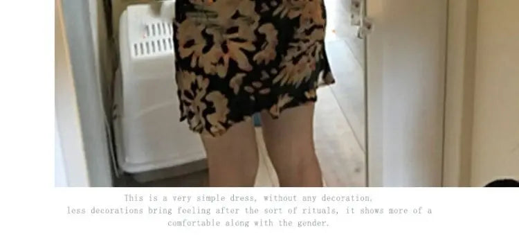 Naturaleye Sexy Backless Elastic Printed  Skirt Dress Women's Short Dress Summer 2025 New Style No Sleeve Ultra Short