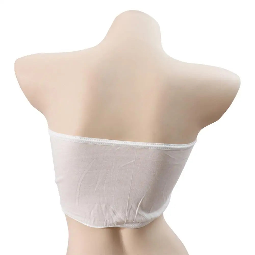 Portable Wireless Disposable Bras Straps with Chest Pad Disposable Bralette Cotton Bralettes for Women For Women