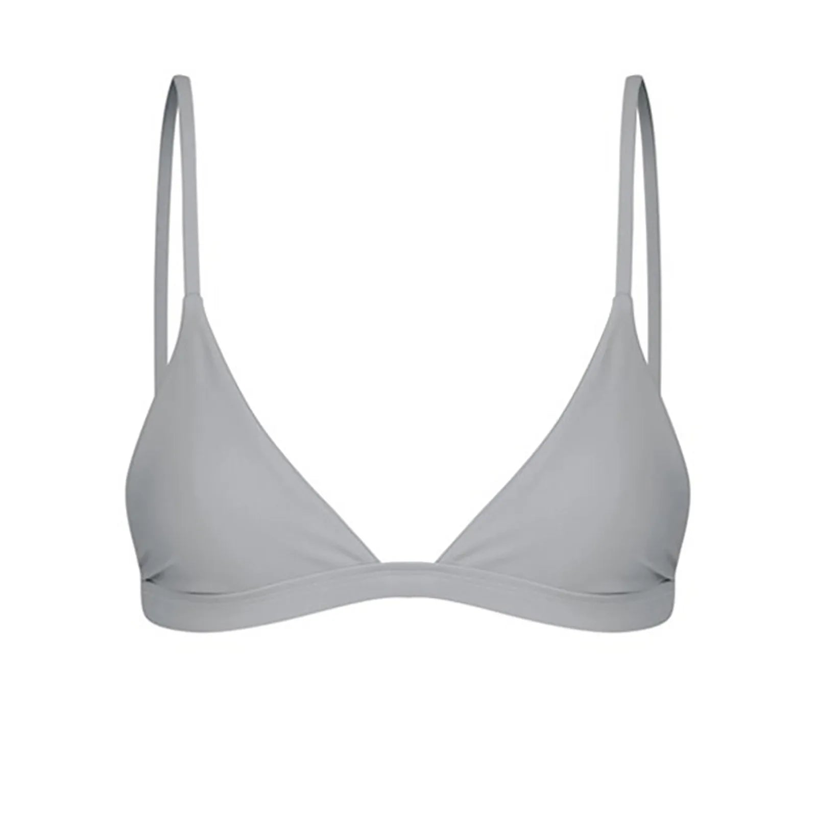 Sexy Bikini Bra Bralettw Top For Women Solid Color Bandage Swimwear Backless Sleeveless Swimming Crop Top Summer Beach Suit