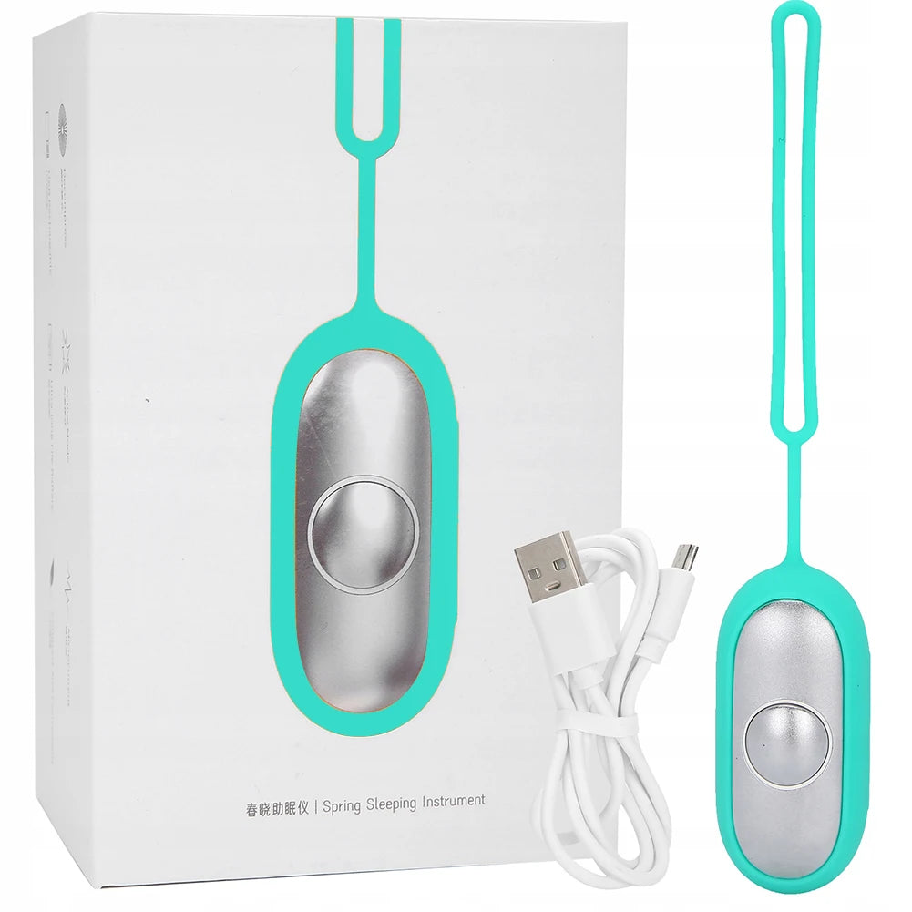 Sleep Aid Device Hand-held Micro-current Sleep Instrument Fast Sleep Focus Attention Sleeping Device for Insomnia Brain Massage