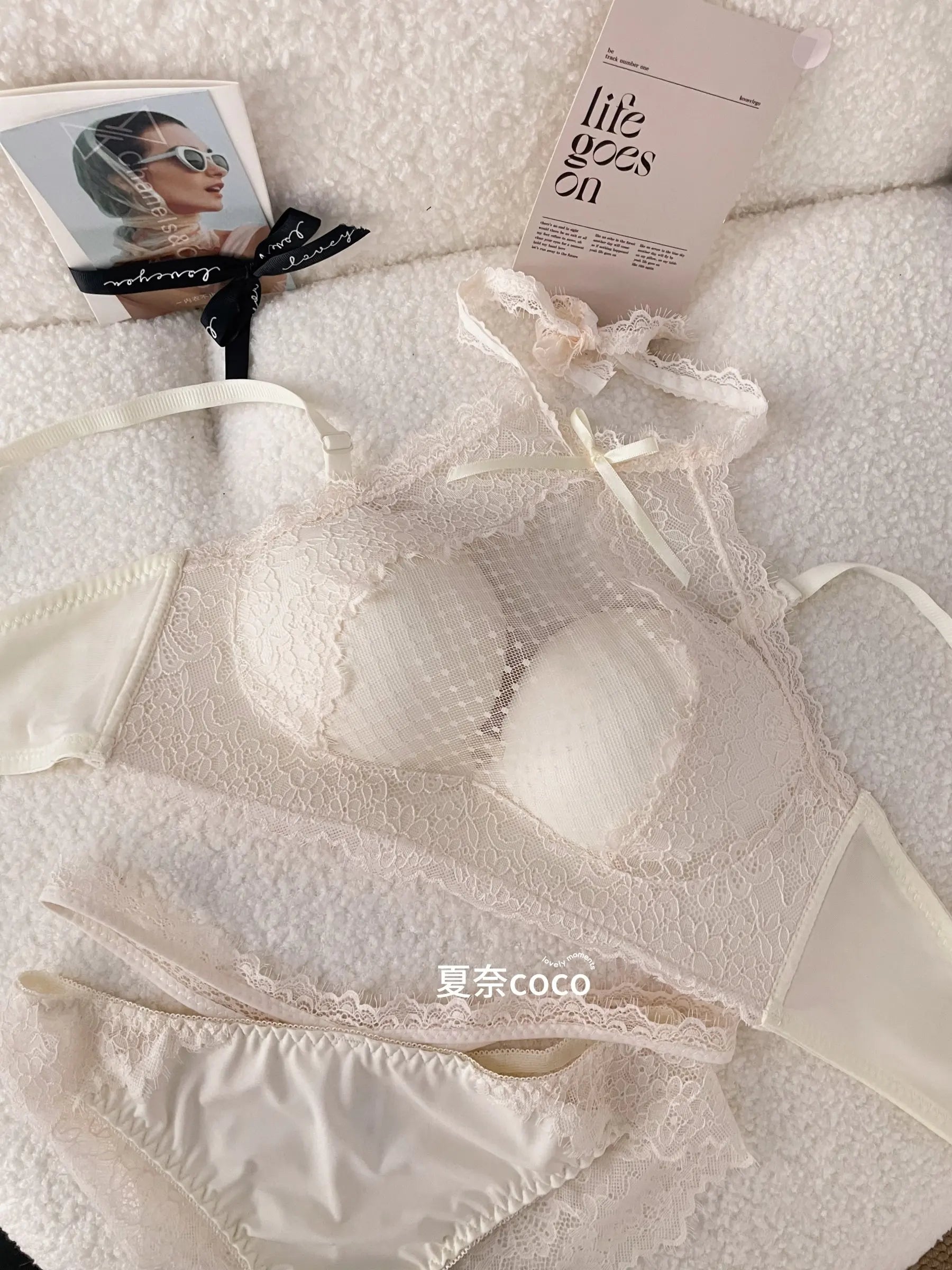 Lace Plunge Bra Push Up Bralette See Through Mesh Lingerie Double Layer Deep V Top Flattering Fit for Petite Bust Everyday Wear
