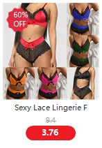 Sexy Sheer Lingerie Underwear Set Women Transparent Lace Bra Set 2023 Vest Camisole Crop Top Panties Outfits Shorts Sleepwear
