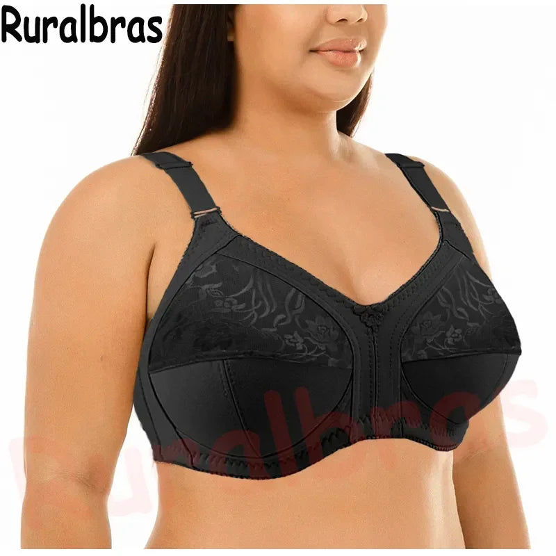 2033 Top push up bras for women seamless wire free bra sexy lace full coverage lingerie 50 48 46 44 42 40 38 36 C D E F G cup bh