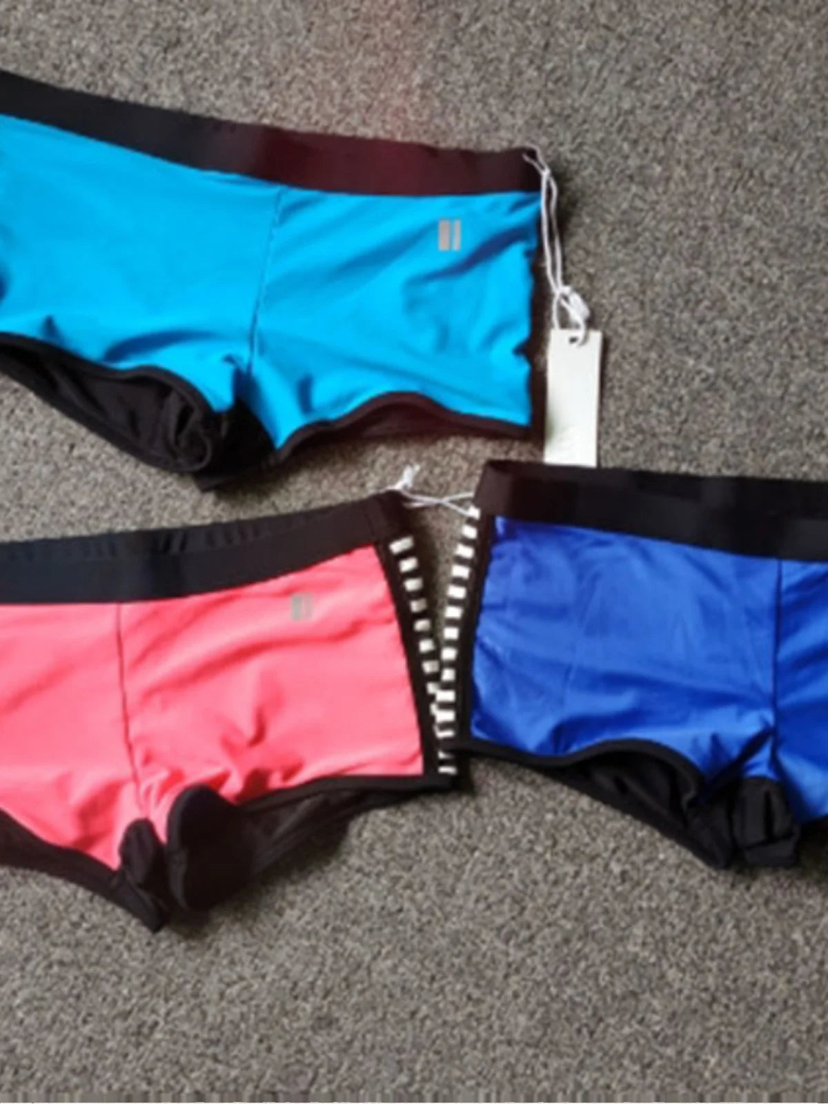 Sexy Double Layered Yoga Bikini Bottom Conservative Square Cut Swimming Suit Women's Beachwear Slimming Design Sport Fitness