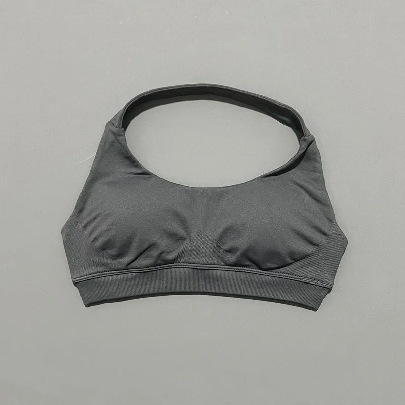 Sports Bra Seamless Sexy Padded Athletic Sport Bras Women Backless Workout Gym Anti-Shock Yoga Crop Top Fitness Bra