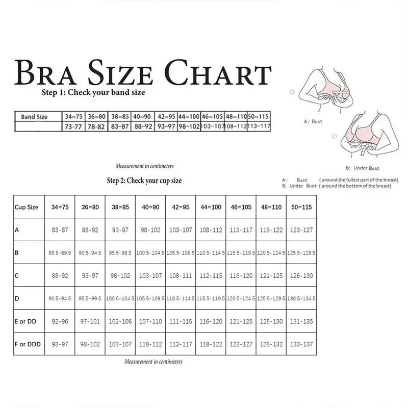 Women Deep Cup Bra Hide Back Fat Underwear Full Back Coverage Plus Size Push Up Bra