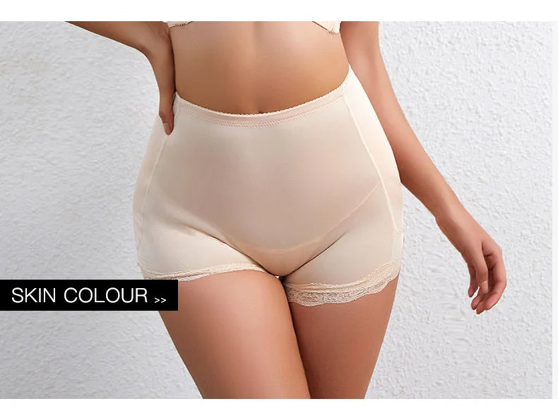 Body Shaper Underwear With Hips Pads Filler Sexy Butt Lifter Enhancer Control Panties Belly Smooth Shapewear Fake Buttock Plus