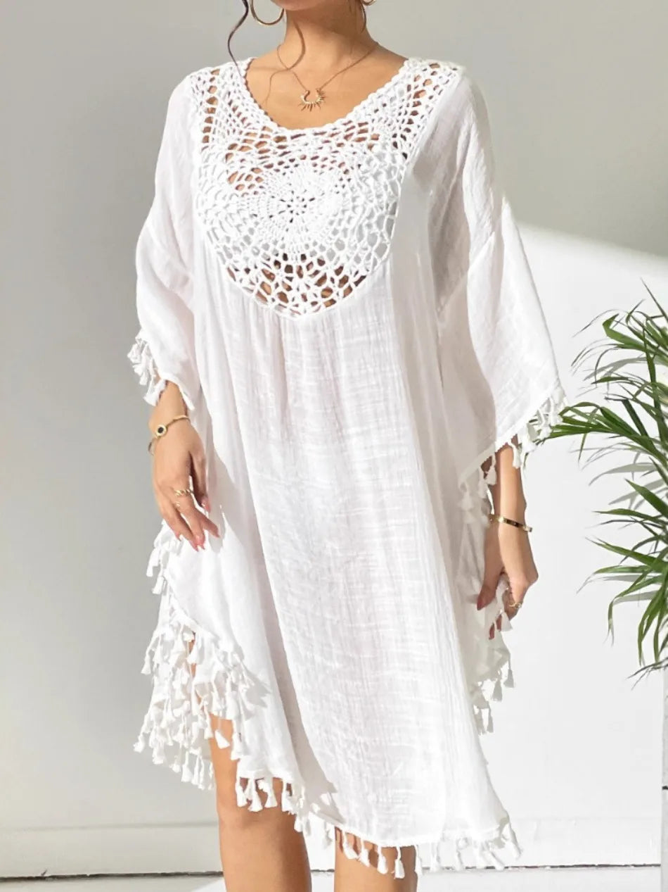 Women's Sexy Swimsuit Cover Up Dress Summer Bathing Suit Beachwear Shirt Cover-ups for Women